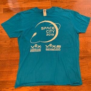 Sky BLUE SPACE CITY 2019 SHIRT XL
